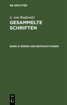 Hardcover Reden Und Betrachtungen [German] Book
