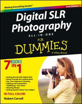 Paperback Digital SLR Photography All-In-One for Dummies Book