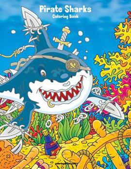 Paperback Pirate Sharks Coloring Book 1 Book