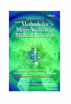 Hardcover Methods for Meta-Analysis in Medical Research Book