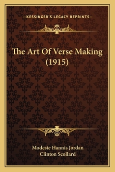 Paperback The Art Of Verse Making (1915) Book