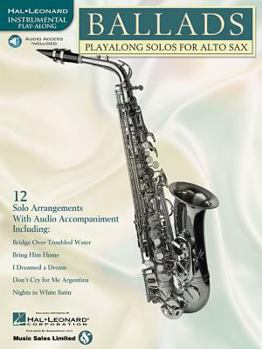 Paperback Ballads: Play-Along Solos for Alto Sax [With] Book