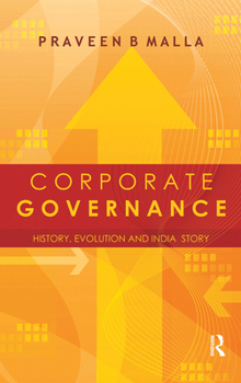Hardcover Corporate Governance: Concept, Evolution and India Story Book