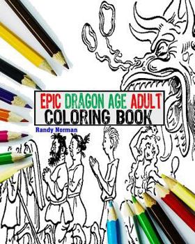 Paperback Epic Dragon Age Adult Coloring Book