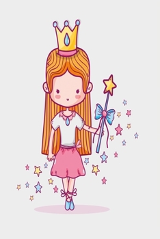 Magical Ballerina Princess Notebook: Dot Grid 6x9 Dotted Bullet Journal and Notebook 120 Pages for girls and women