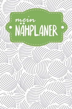 Paperback Nähplaner: für deine neuen Nähprojekte zum Ausfüllen mit Maßtabellen + Projektseiten - Motiv: Abstrakte Muscheln [German] Book