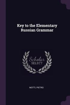 Paperback Key to the Elementary Russian Grammar Book
