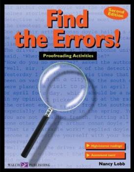 Paperback Find the Errors!: Proofreading Activities Book