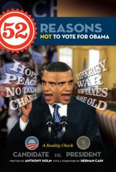 Hardcover 52 Reasons Not to Vote for Obama Book
