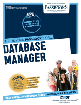 Paperback Data Base Manager (C-2873): Passbooks Study Guide Volume 2873 Book