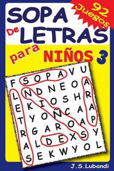 Paperback Sopa de Letras para Niños 3 [Spanish] Book