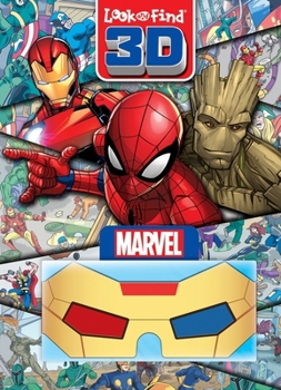 Hardcover Marvel: Look and Find 3D Book