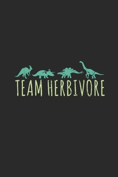 Team Herbivore: Graph Paper Notebook (6" x 9" - 120 pages) ~ Vegetarianism Themed Notebook for Gift / Daily Journals