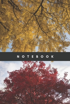 Notebook: Lined Notebook Journal - Autumn Trees - 120 Pages -  (6 x 9 inches)