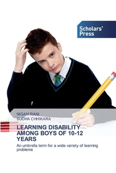 Paperback Learning Disability Among Boys of 10-12 Years Book