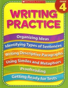 Paperback 4th Grade Writing Practice Book