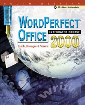 Spiral-bound Corel WordPerfect Office 2000 Integrated Course Book