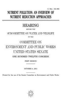 Paperback Nutrient pollution: an overview of nutrient reduction approaches Book