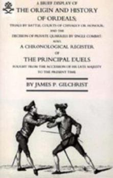 Brief Display of the Origin and History of Ordeals;