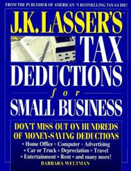 Paperback J.K. Lasser's Tax Deductions for Small Business Book