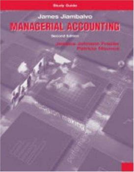 Paperback Study Guide: Managerial Accounting Book