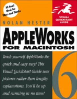 Paperback AppleWorks 6 for Macintosh: Visual QuickStart Guide Book