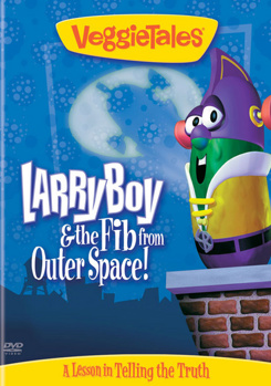 DVD Veggie Tales: Larry-Boy & The Fib From Outer Space Book