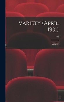Hardcover Variety (April 1931); 102 Book