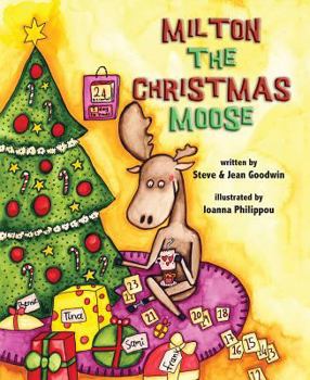 Hardcover Milton the Christmas Moose Book