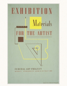 Exhibition Materials: Scrapbook • Dot Grid Paper • Art Cover Design • WPA Federal Art Project Art and Craft Classes • New York 1939