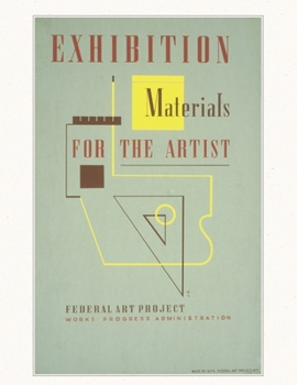 Paperback Exhibition Materials: Scrapbook - Dot Grid Paper - Art Cover Design - WPA Federal Art Project Art and Craft Classes - New York 1939 Book
