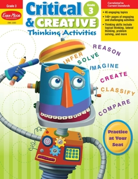 Paperback Critical and Creative Thinking Activities, Grade 3 Teacher Resource Book