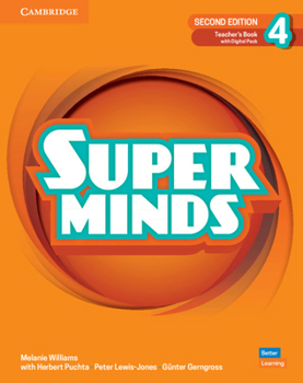 Paperback Super Minds Level 4 Teacher's Book with Digital Pack British English Book