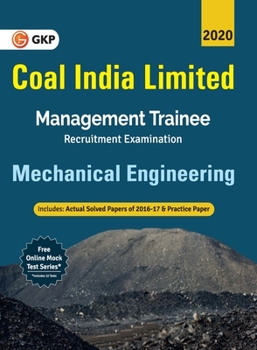 Paperback Coal India Ltd. 2019-20: Management Trainee - Mechanical Engineering Book