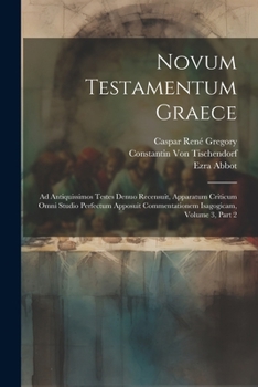 Paperback Novum Testamentum Graece: Ad Antiquissimos Testes Denuo Recensuit, Apparatum Criticum Omni Studio Perfectum Apposuit Commentationem Isagogicam, [Latin] Book