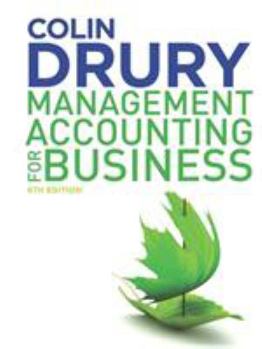 Paperback Management Accounting for Business Book