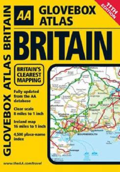 Paperback AA Glovebox Atlas Britain (AA Atlases) Book