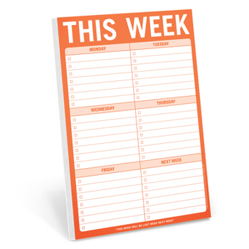 Misc. This Week Pad (Orange) Book