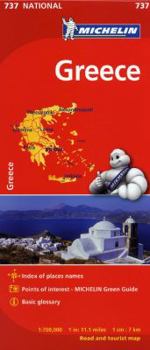 Map Michelin Greece Book