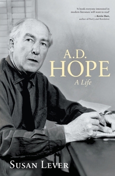 Paperback A.D. Hope: A Life Book