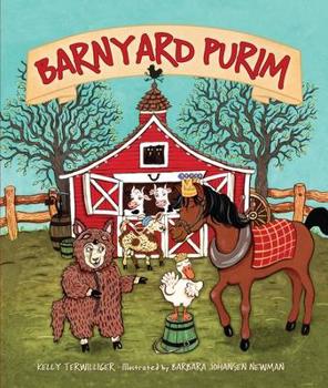 Hardcover Barnyard Purim Book