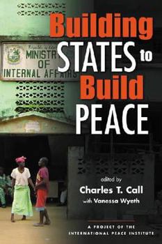 Paperback Building States to Build Peace Book