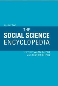 Hardcover The Social Science Encyclopedia Book