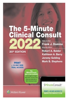 Paperback The 5 Minutes Clinical Consult 2022: 30th Edition Book