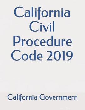 Paperback California Civil Procedure Code 2019 Book