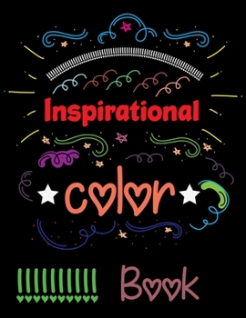 Paperback Inspirational Color Book: Love Quotes Inspirational Coloring Book