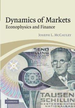 Hardcover Dynamics of Markets: Econophysics and Finance Book