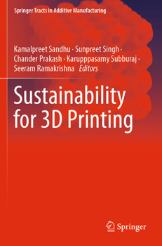 Paperback Sustainability for 3D Printing Book