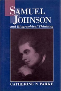 Hardcover Samuel Johnson and Biographical Thinking Book