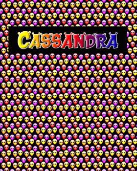 Paperback 120 Page Handwriting Practice Book with Colorful Alien Cover Cassandra: Primary Grades Handwriting Book